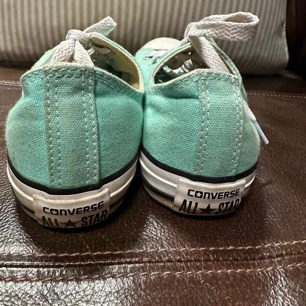 Converse Sneakers Sz‎ 3 Sea Foam Green Low Top Kids Youth